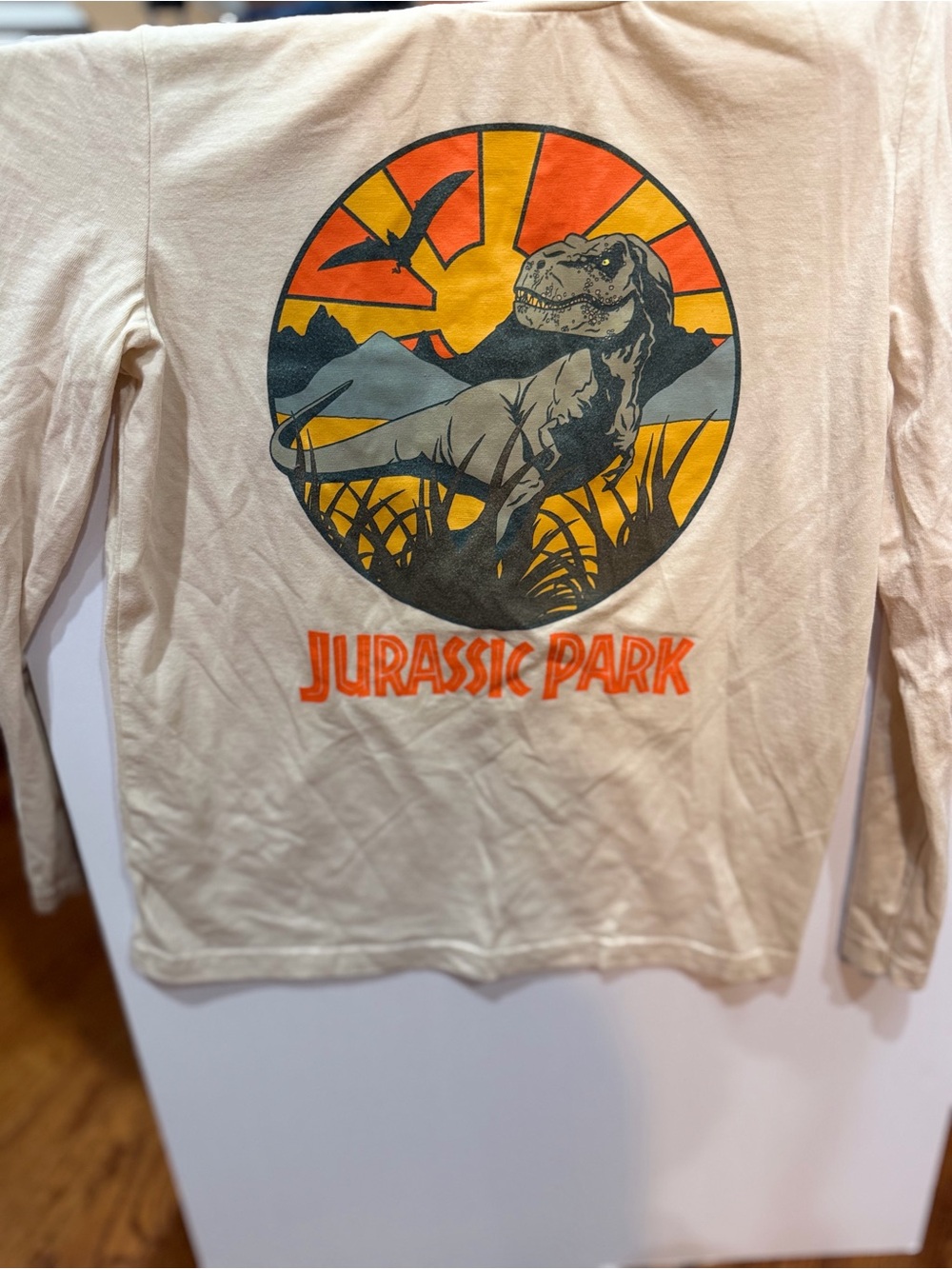 Kids' Long-Sleeve Graphic Tee - Cream